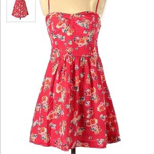 American Eagle Women's Outfitters Floral Dress - Above knee, mini with pockets